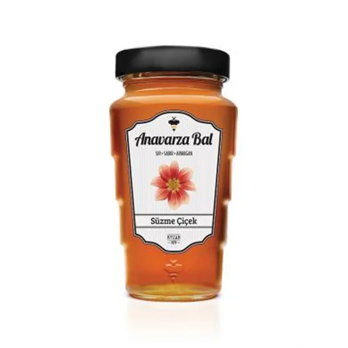 Erdallar Gross Market ANAVARZA SÜZME ÇİÇEK BAL CAM 450 GR