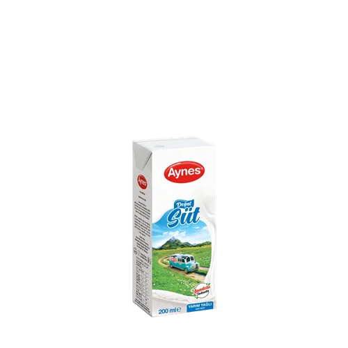 Erdallar Gross Market AYNES YARIM YAĞLI SÜT 200 ML