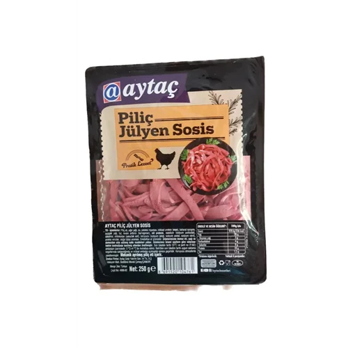 Erdallar Gross Market AYTAÇ PİLİÇ JÜLYEN SOSİS 250 GR