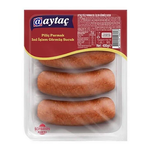 Erdallar Gross Market AYTAÇ PİLİÇ PARMAK SUCUK 400 GR