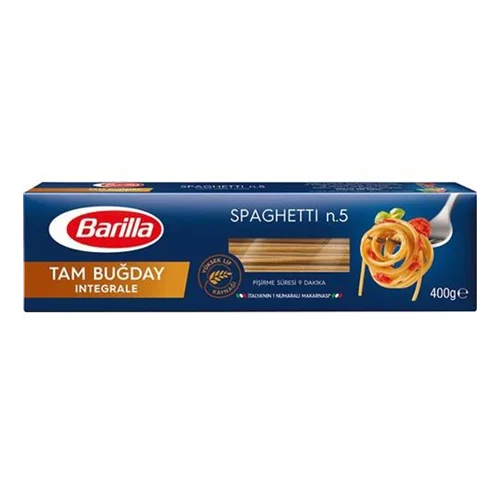 Erdallar Gross Market BARİLLA MAKA. SPAGHETTİ TAM BUĞD. INTEGRALE 400 K