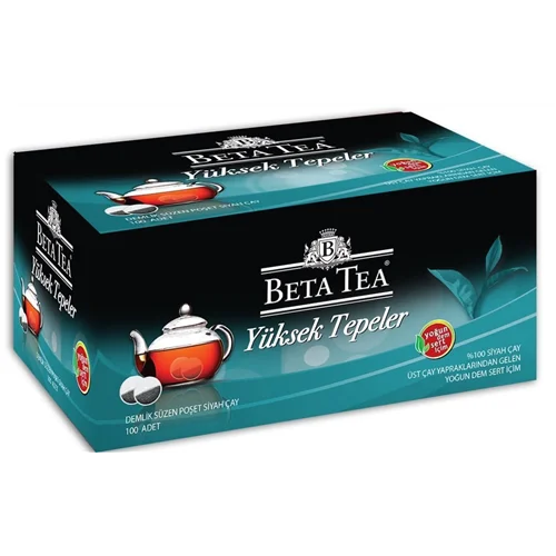 Erdallar Gross Market BETA TEA YÜKSEK TEPELER DEMLİK POŞET 100 LÜ