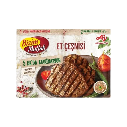 Erdallar Gross Market BİZİM ET ÇEŞNİ KÖFTE HARCI 2 Lİ 32 GR