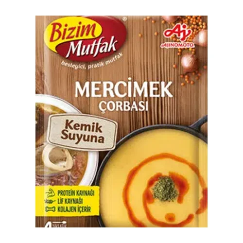 Erdallar Gross Market BİZİM KEMİK SUYUNA MERCİMEK ÇORBASI 72 GR