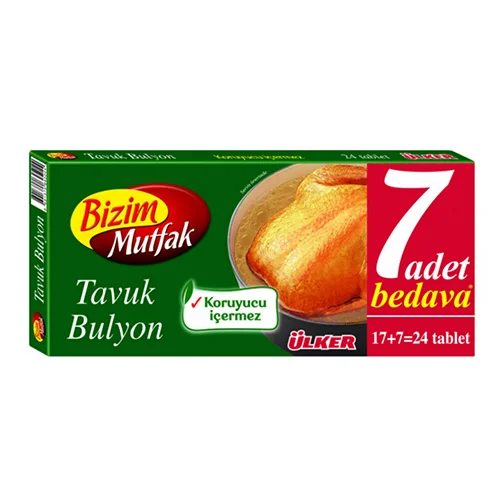 Erdallar Gross Market BİZİM MUTFAK BULYON TAVUK 24 ADET 240 GR