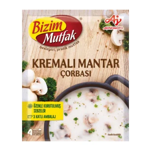 Erdallar Gross Market BİZİM MUTFAK KREMALI MANTAR ÇORBASI 65 GR