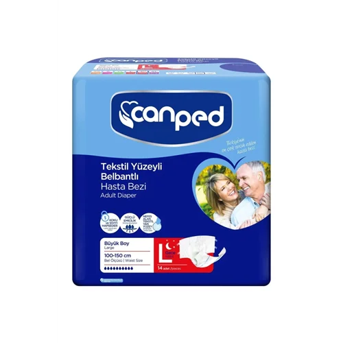Erdallar Gross Market CANPED BELBANTLI GECE BÜYÜK HASTA BEZİ  L 14 LI