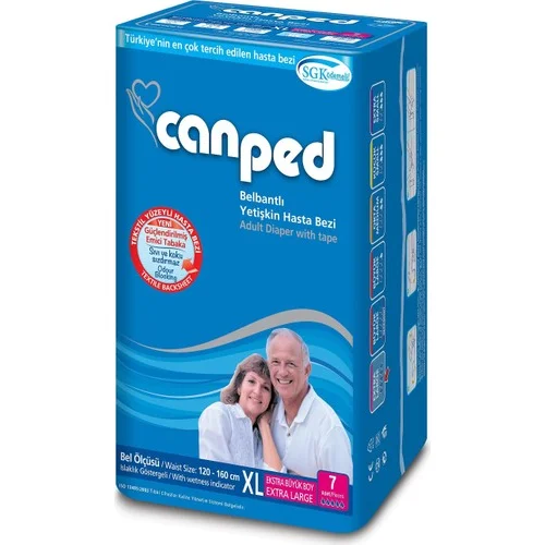 Erdallar Gross Market CANPET YETİŞKİN HASTA BEZİ XL 7 Lİ