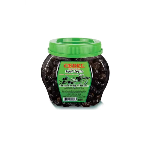 Erdallar Gross Market CEBEL ÇOK İRİ TANELİ SİYAH ZEYTİN 1000 GR