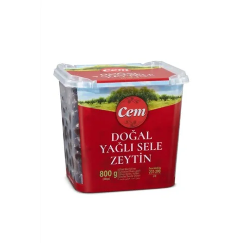 Erdallar Gross Market CEM DOĞAL YAĞLI SELE SİY.ZEYTİN 201-260 800 GR