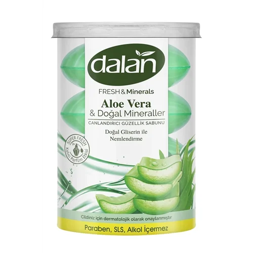 Erdallar Gross Market DALAN FRESH MİNE.SAB.ALOE VERA & DOĞAL110X4 440 GR