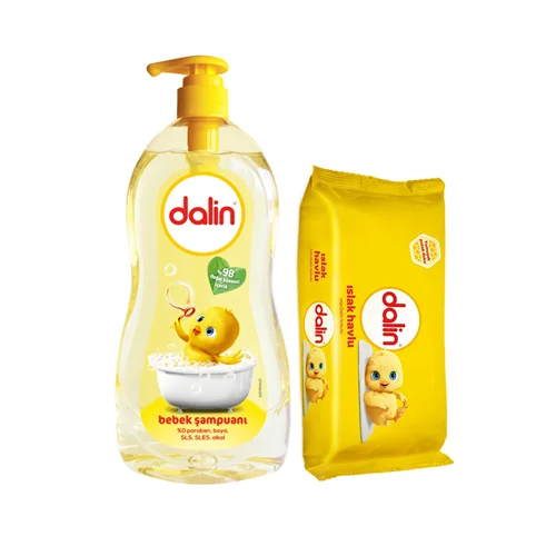 Erdallar Gross Market DALİN BEBE 700 ML ŞAMPUAN +56 LI ISLAK MENDIL