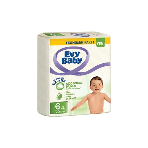 Erdallar Gross Market EVY BABY EKONOMİK PAKET XL  NO 6 20 Lİ