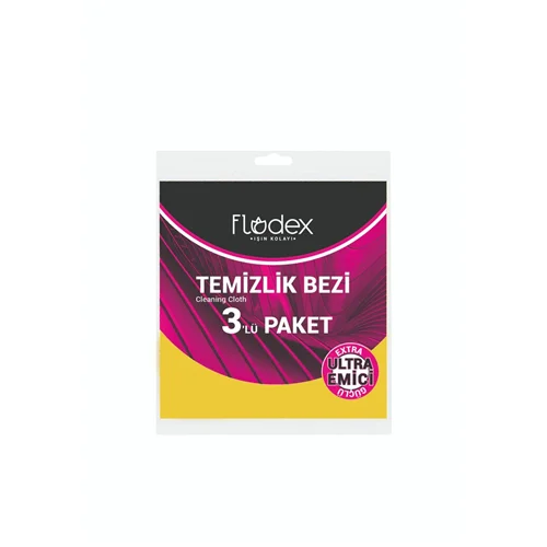 FLODEX TEMİZLİK BEZİ 3LÜ PAKET