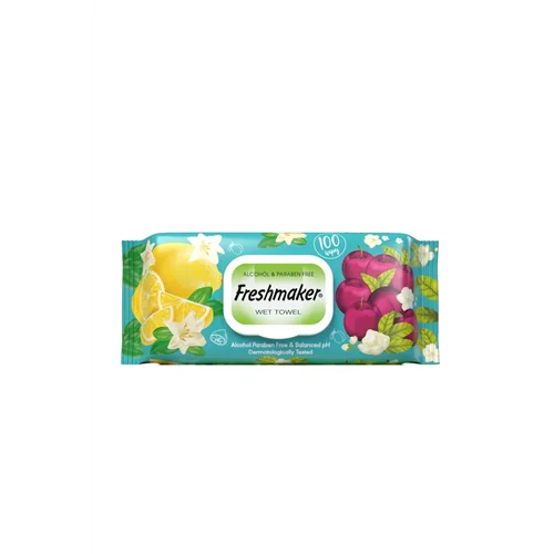 Erdallar Gross Market FRESHMAKER ISLAK HAVLU MEYVELİ 100 LÜ