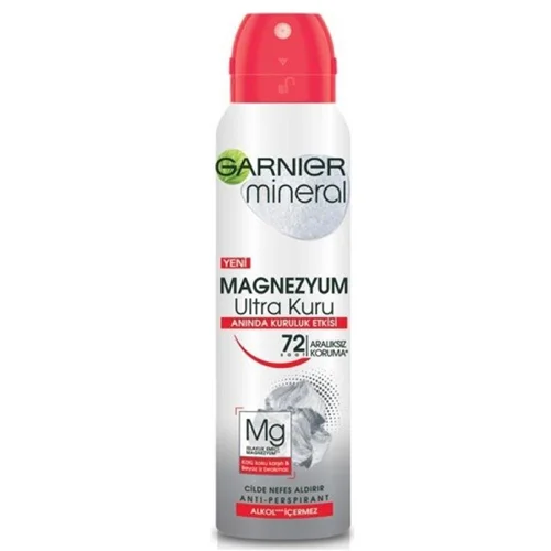 Erdallar Gross Market GARNIER MİN.MAGNEZYUM ULTRA KURU DEO 150 ML