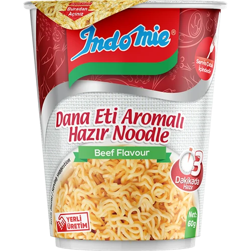 Erdallar Gross Market INDOMİE DANA ETİ ÇEŞNİLİ BARDAK 60 GR