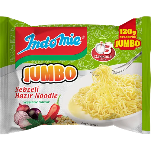 Erdallar Gross Market INDOMİE JUMBO SEBZELİ NOODLE 120 GR