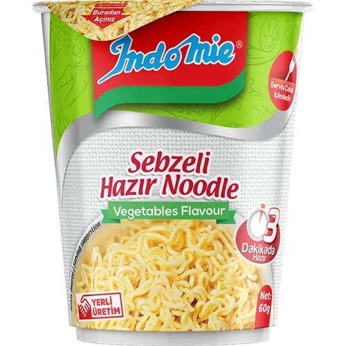 Erdallar Gross Market INDOMİE SEBZE ÇEŞNİLİ BARDAK 60 GR