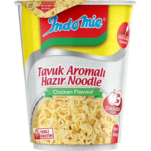 Erdallar Gross Market INDOMİE TAVUK ÇEŞNİLİ BARDAK 60 GR