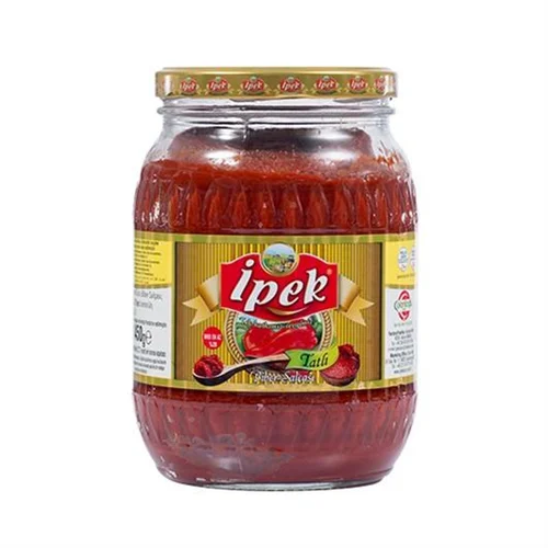 Erdallar Gross Market İPEK EV TİPİ BİBER SALÇASI TATLI CAM 1600 GR