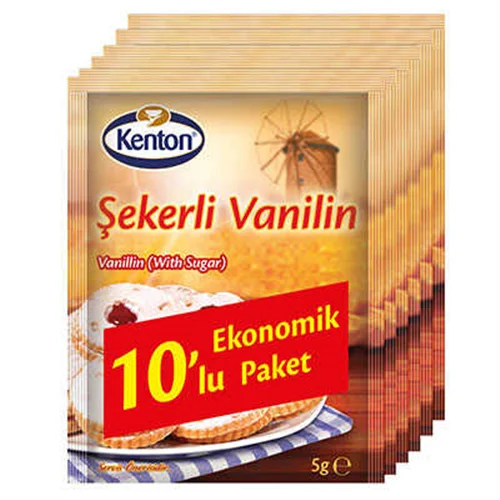Erdallar Gross Market KENTON ŞEKERLİ VANİLİN 10 LU