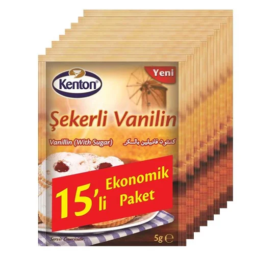 Erdallar Gross Market KENTON ŞEKERLİ VANİLİN  15 Lİ