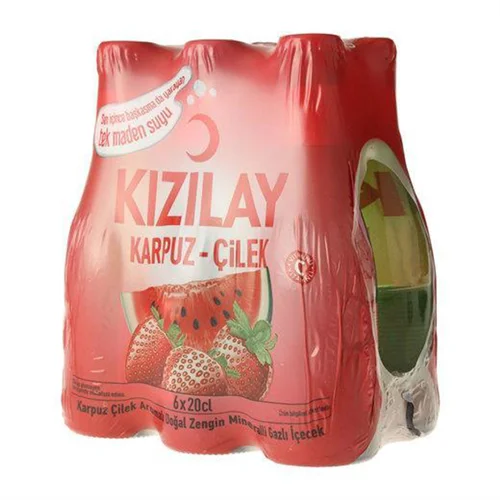 Erdallar Gross Market KIZILAY MADEN SUYU 200 ML 6 LI KARPUZ-ÇİLEK