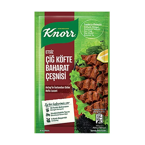 Erdallar Gross Market KNORR ÇİĞKÖFTE BAHARAT ÇEŞNİSİ 40 GR