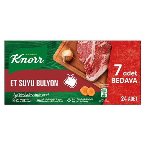 Erdallar Gross Market KNORR ET SUYU BULYON 240 GR 24 ADET