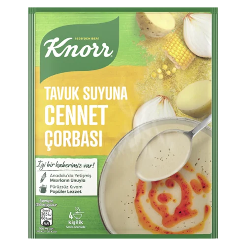 Erdallar Gross Market KNORR KLASİK TAVUK SUYUNA CENNET ÇORBASI 76 GR