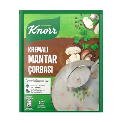 Erdallar Gross Market KNORR KREMALI MANTAR ÇORBA KLASİK 63 GR