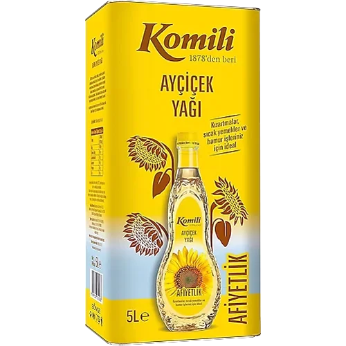 Erdallar Gross Market KOMİLİ AYÇİÇEK YAĞI 5 LT TNK
