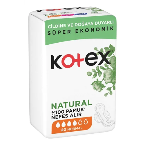 Erdallar Gross Market KOTEX SÜPER EKON.NATURAL QUADRO NORMAL 20 Lİ