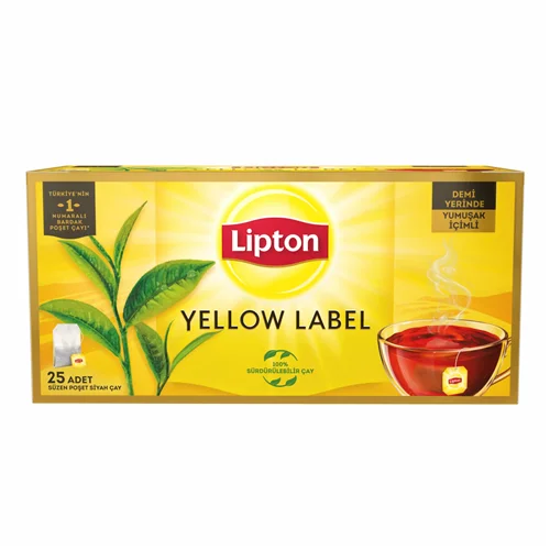 Erdallar Gross Market LİPTON YELLOW LABEL BARDAK POŞET 25 Lİ