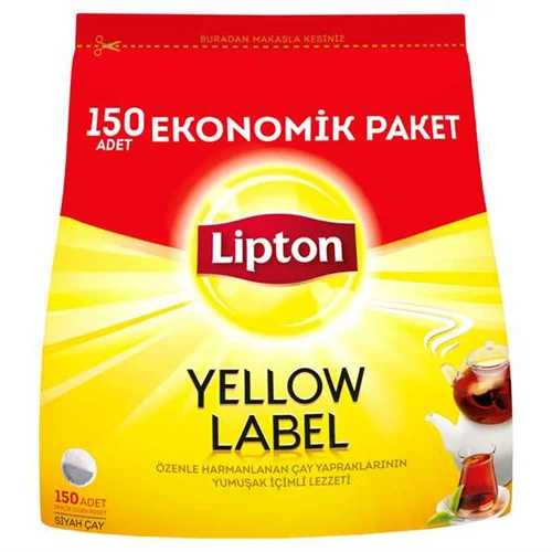 Erdallar Gross Market LİPTON YELLOW LABEL DEMLİK 150 GR 3,2 GR 480 GR