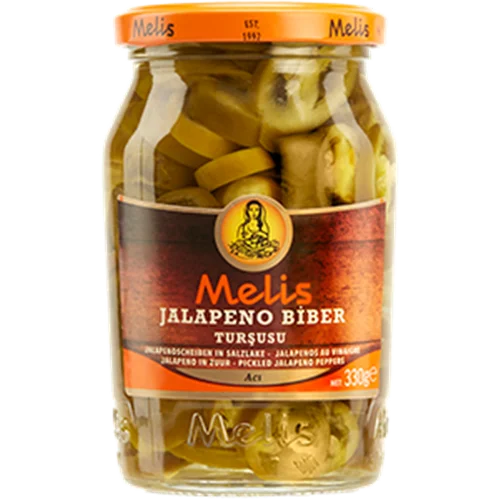 Erdallar Gross Market MELİS JALAPENO TURŞUSU CAM 330 GR