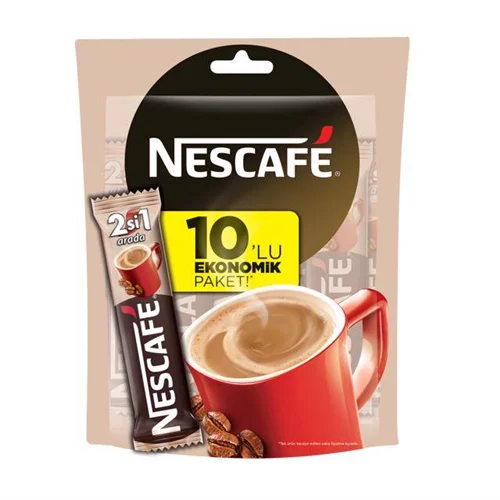 Erdallar Gross Market NESCAFE 2 Sİ Bİ ARADA TORBA 10 ADET