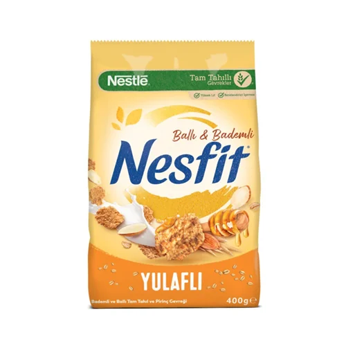 Erdallar Gross Market NESTLE NESFİT GEVREK BALLI BADEMLİ 400 GR