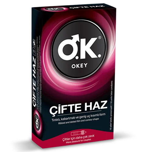Erdallar Gross Market OKEY PREZERVATİF ÇİFTE HAZ 10 ADET