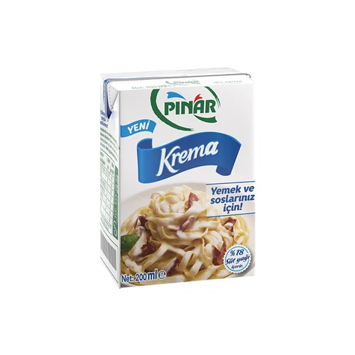 Erdallar Gross Market PINAR YEMEKLİK VE SOSLA. İÇİN KREMA %18 YAĞ 200 ML