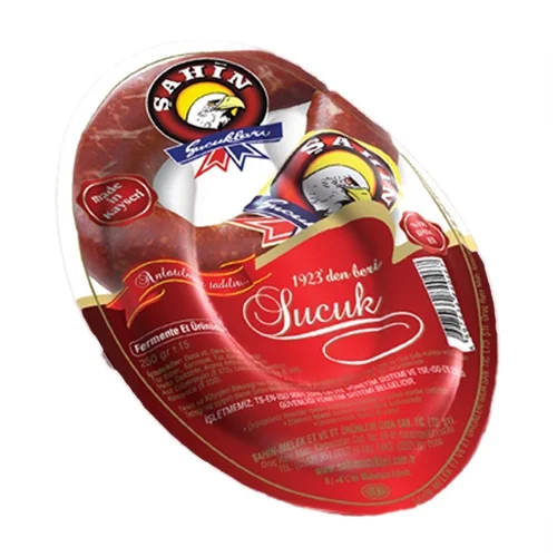 Erdallar Gross Market ŞAHİN SUCUK VAKUMLU ISIL İŞLEM GÖRMÜŞ 180 GR