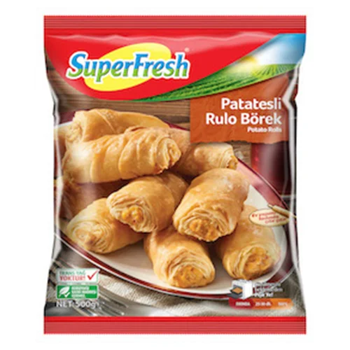 Erdallar Gross Market SÜPER FRESH PATATESLİ RULO BÖREK 420 GR