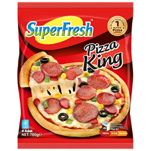 Erdallar Gross Market SÜPERFRESH PİZZA KİNG EKO 4 LÜ 780 GR