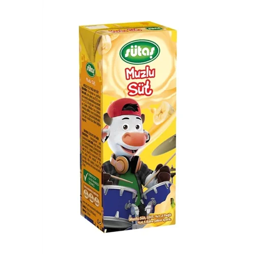 Erdallar Gross Market SÜTAŞ SÜT MUZLU 180 ML