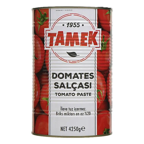 Erdallar Gross Market TAMEK DOMATES SALÇASI TENEKE 4250 GR