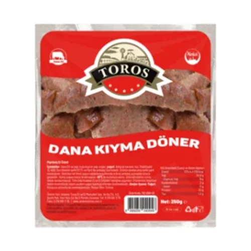 Erdallar Gross Market TOROS DANA KIYMA DÖNER 250 GR