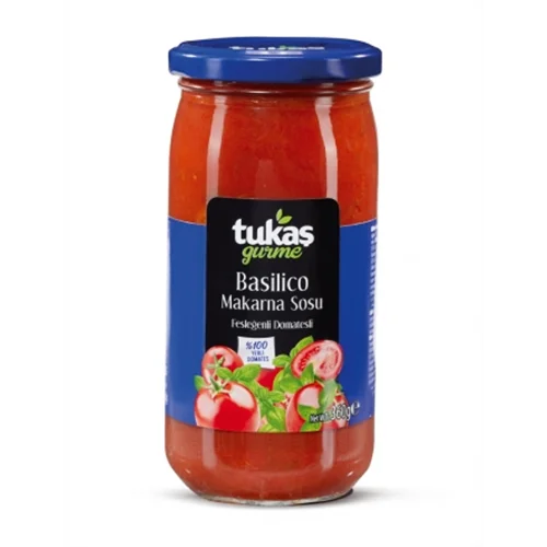 Erdallar Gross Market TUKAŞ BASİLİCO MAKARNA SOSU CAM 360 GR