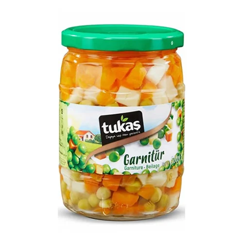 Erdallar Gross Market TUKAŞ KONSERVE GARNİTÜR CAM 560 GR