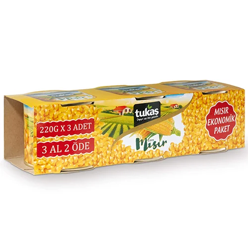 Erdallar Gross Market TUKAŞ MISIR KONSERVESİ 3X220 GR